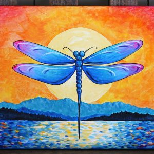 Dragonfly on the Lake